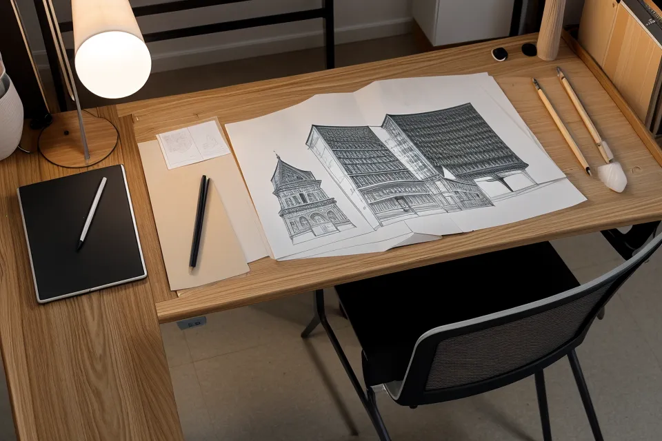 Panel de Opciones de Motivo en Illustrator para crear texturas de planos urbanos