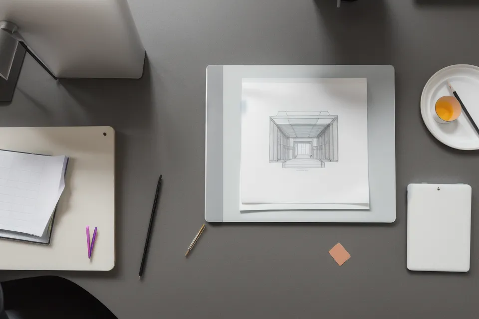 Diagrama de los modelos de color RGB y CMYK aplicado a una lámina de portfolio de arquitectura