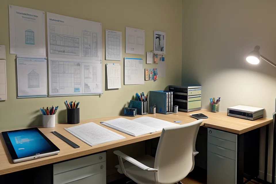 Corte de una lámina de arquitectura de gran formato con guillotina profesional en copistería